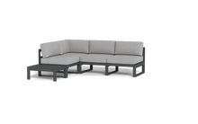 Load image into Gallery viewer, Mistral - Sectional - Pebble - Block - Silver Shade
