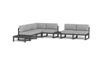 Load image into Gallery viewer, Mistral - Sectional - Pebble - Block - Silver Shade
