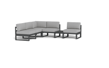 Load image into Gallery viewer, Mistral - Sectional - Pebble - Block - Silver Shade
