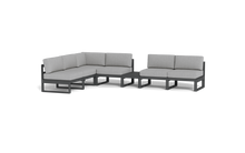 Load image into Gallery viewer, Mistral - Sectional - Pebble - Block - Silver Shade
