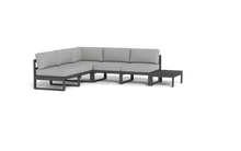 Load image into Gallery viewer, Mistral - Sectional - Pebble - Block - Silver Shade
