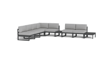Load image into Gallery viewer, Mistral - Sectional - Pebble - Block - Silver Shade
