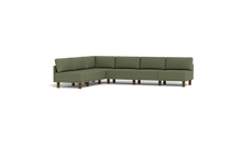 Load image into Gallery viewer, Luna - Sectional - Moss Green - High Arms - Tall Legs
