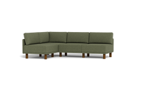 Load image into Gallery viewer, Luna - Sectional - Moss Green - High Arms - Tall Legs
