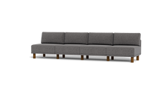 Load image into Gallery viewer, Luna - Sofa - Storm Grey - High Arms - Tall Legs
