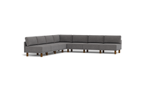 Load image into Gallery viewer, Luna - Sectional - Storm Grey - High Arms - Tall Legs
