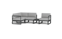 Load image into Gallery viewer, Mistral - Sectional - Pebble - Block - Silver Shade
