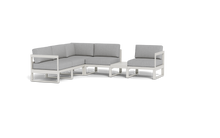 Load image into Gallery viewer, Mistral - Sectional - Sandstone - Block - Silver Shade

