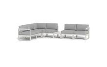 Load image into Gallery viewer, Mistral - Sectional - Sandstone - Block - Silver Shade
