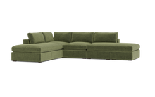 Load image into Gallery viewer, Ciello XL - Sectional - Cypress Green - Regular Arms
