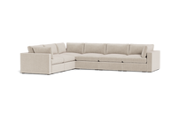 Load image into Gallery viewer, Ciello XL - Sectional - Dune - Regular Arms
