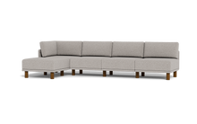 Load image into Gallery viewer, Luna - Sofa - Dream Grey - High Arms - Tall Legs
