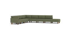 Load image into Gallery viewer, Luna - Sectional - Moss Green - High Arms - Tall Legs
