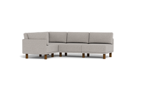 Load image into Gallery viewer, Luna - Sectional - Dream Grey - High Arms - Tall Legs

