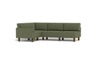 Load image into Gallery viewer, Luna - Sectional - Moss Green - High Arms - Tall Legs
