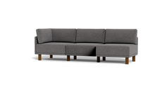 Load image into Gallery viewer, Luna - Sofa - Storm Grey - High Arms - Tall Legs

