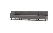 Load image into Gallery viewer, Luna - Sofa - Storm Grey - High Arms - Tall Legs
