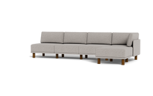 Load image into Gallery viewer, Luna - Sofa - Dream Grey - High Arms - Tall Legs
