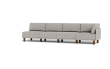 Load image into Gallery viewer, Luna - Sofa - Dream Grey - High Arms - Tall Legs
