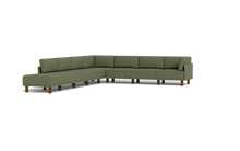 Load image into Gallery viewer, Luna - Sectional - Moss Green - High Arms - Tall Legs
