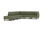 Load image into Gallery viewer, Luna - Sectional - Moss Green - High Arms - Tall Legs
