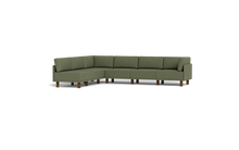 Load image into Gallery viewer, Luna - Sectional - Moss Green - High Arms - Tall Legs
