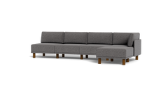 Load image into Gallery viewer, Luna - Sofa - Storm Grey - High Arms - Tall Legs
