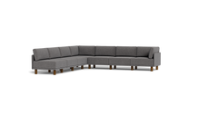 Load image into Gallery viewer, Luna - Sectional - Storm Grey - High Arms - Tall Legs
