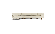 Load image into Gallery viewer, Luna - Sectional - Sunset Beige - High Arms - Tall Legs
