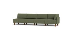 Load image into Gallery viewer, Luna - Sofa - Moss Green - High Arms - Tall Legs
