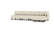 Load image into Gallery viewer, Luna - Sofa - Sunset Beige - High Arms - Tall Legs
