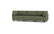 Load image into Gallery viewer, Luna - Sofa - Moss Green - High Arms - Low Legs
