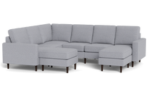 Load image into Gallery viewer, Altus - Sectional - Fog - Square Arms
