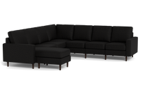 Load image into Gallery viewer, Altus - Sectional - Obsidian - Square Arms

