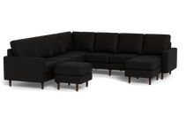 Load image into Gallery viewer, Altus - Sectional - Obsidian - Square Arms
