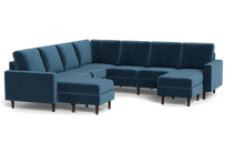 Load image into Gallery viewer, Altus - Sectional - Sapphire - Square Arms
