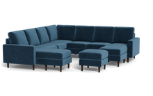 Load image into Gallery viewer, Altus - Sectional - Sapphire - Square Arms
