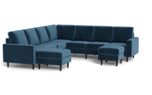 Load image into Gallery viewer, Altus - Sectional - Sapphire - Square Arms
