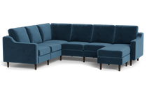 Load image into Gallery viewer, Altus - Sectional - Sapphire - Original Arms
