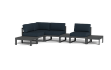 Load image into Gallery viewer, Mistral - Sectional - Pebble - Block - Cool Water
