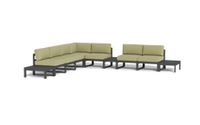 Load image into Gallery viewer, Mistral - Sectional - Pebble - Block - Fern
