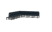 Load image into Gallery viewer, Mistral - Sectional - Pebble - Block - Cool Water
