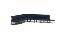 Load image into Gallery viewer, Mistral - Sectional - Pebble - Block - Cool Water
