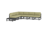Load image into Gallery viewer, Mistral - Sectional - Pebble - Block - Fern
