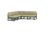Load image into Gallery viewer, Mistral - Sectional - Pebble - Block - Fern
