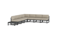 Load image into Gallery viewer, Mistral - Sectional - Pebble - Block - Sandcastle
