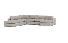 Load image into Gallery viewer, Ciello XL - Sectional - Dream Grey - Regular Arms
