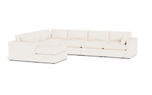 Load image into Gallery viewer, Ciello XL - Sectional - Opal White - Regular Arms
