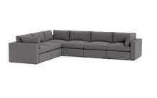 Load image into Gallery viewer, Ciello XL - Sectional - Storm Grey - Regular Arms
