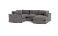 Load image into Gallery viewer, Ciello XL - Sectional - Storm Grey - Regular Arms
